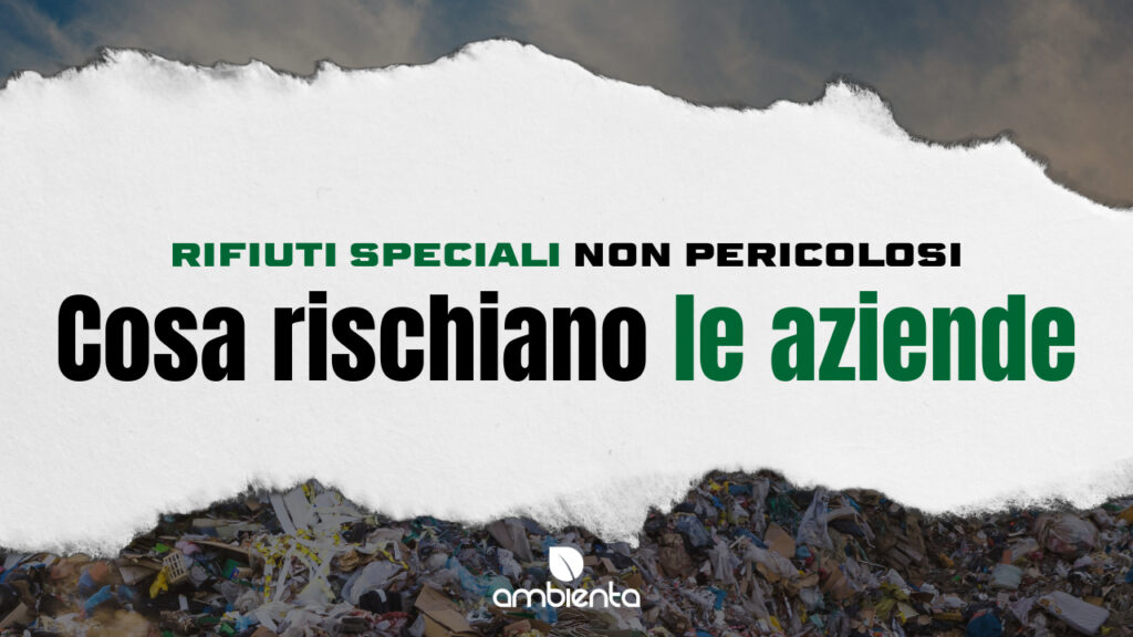 Rifiuti speciali non pericolosi: cosa rischiano le aziende e come garantire uno smaltimento sicuro