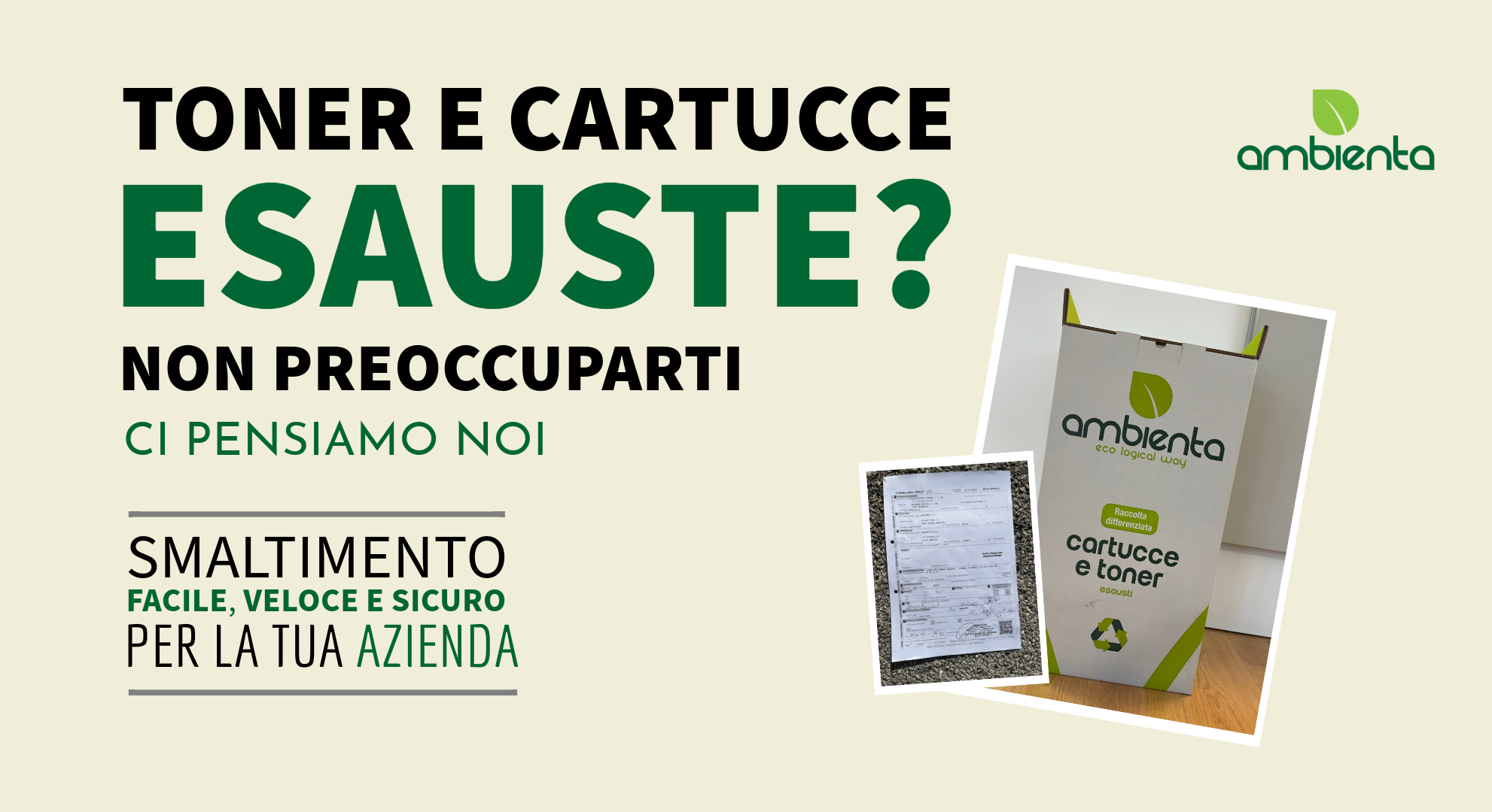 Ecobox | Smaltire toner e cartucce in modo responsabile e sicuro